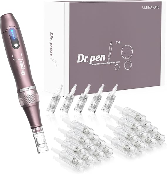 Dr. Pen A10 Professional Microneedling Pen with 25 Replacement Cartridges