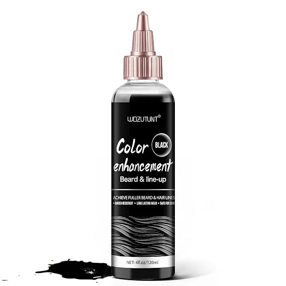 WOZUTUNT Enhancement Color Hair Enhancer For Beard & Lineup - Hairline Filler Spray Enhancements Barber Spray - Barber Beard Liner For Thicker & Fuller Hairstyling Men's Grooming Products
