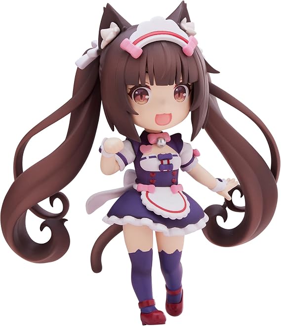 Plum Nekopara: Chocola Mini-Figure 100 Non-Scale PVC Figure, Multicolor, 4 inches