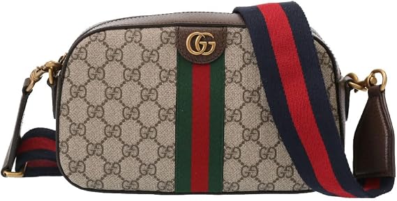 Gucci 752591 FACFW 8920 Women's Shoulder Bag, Office GG Pattern, Beige