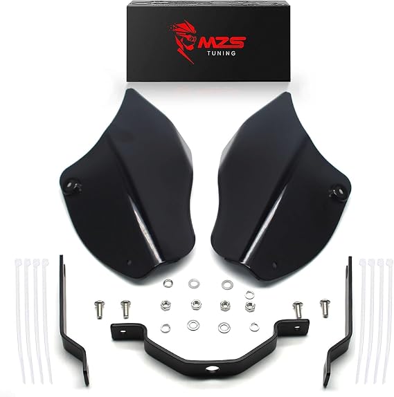 MZS Mid Frame Air Deflector Heat Saddle Shield Cover for Softail 2008-2017