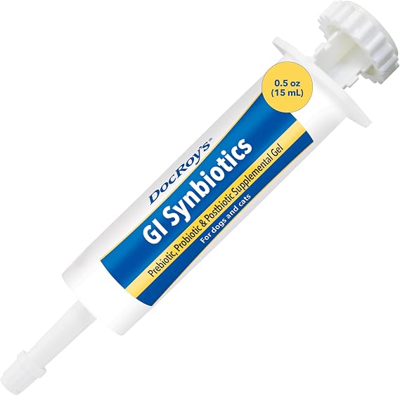 Doc Roy's GI Synbiotics Prebiotic & Probiotic Gel for Dogs & Cats, 15mL