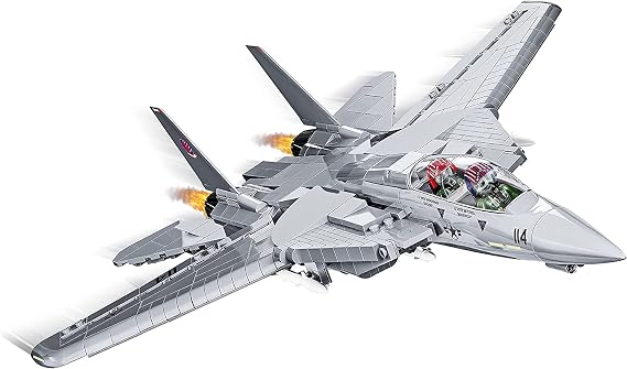 COBI TOP GunTM F-14A Tomcat, 1:48 Scale, 757 Pieces, 2 Figures