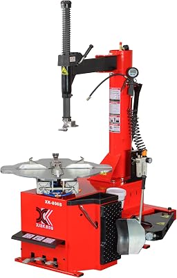 XK-806B Tire Changer Machine 2.0 Horsepower Rim Clamp 12-28 Inches with 12 Month Parts Replacement