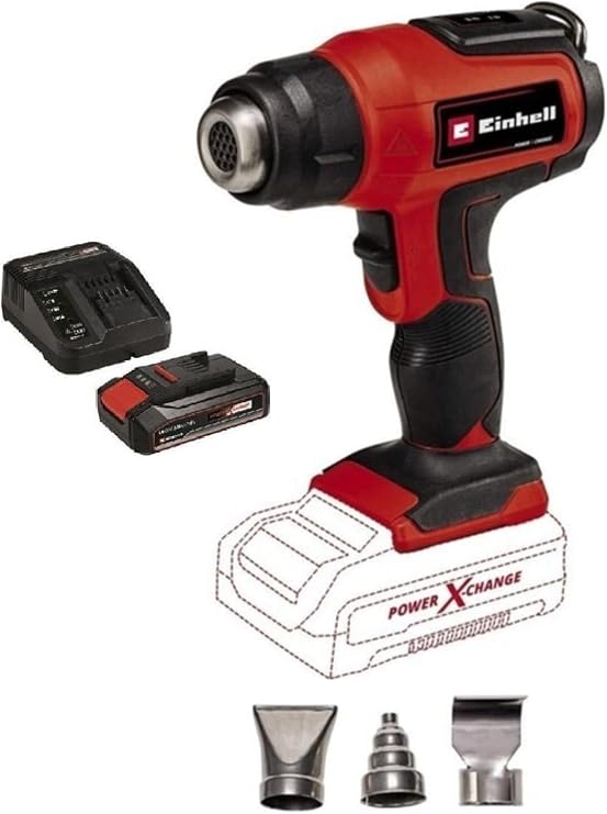 Einhell Te Ha 18 Li Akülü Sıcak Hava Tabancası+ 4,0 Ah Akü Ve Şarj Kiti