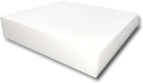 FoamTouch Upholstery Foam Couch and Seat Cushion Replacement - 6" H x 24" W x 26" L