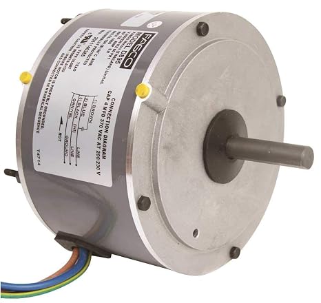 Fasco Condenser Fan Motor, 1/8 hp, OEM Replacement Brand: Trane Replacement for: 5KCP39BGR426S D895-1 Each