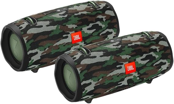 JBL Xtreme 2 Portable Wireless Bluetooth Speakers - Pair (Camouflage)