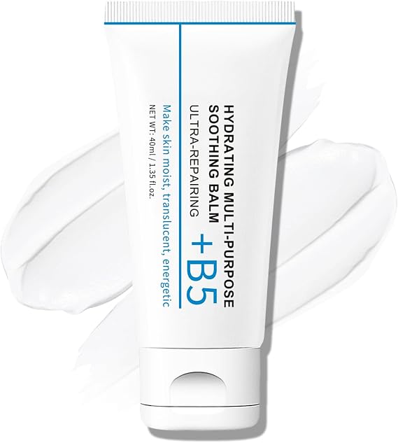 B5 Repairing Balm, Skin Barrier Repair Cream, Soothing Face Moisturiser for Dry & Irritated Skin, Multi-Purpose Hydrating Face Cream for Sensitive Skin, Repair Damage Skin, 40ml