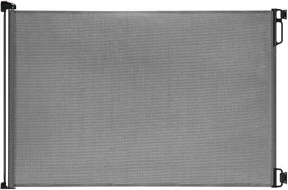 EasyBaby Extra Wide and Extra Tall Retractable Baby Gate Extends up to 71" Wide, 39.3" (100cm) Tall, Grey/Pet Retractable Gates for Stairs, Doorways, Hallways, Indoor and Outdoor