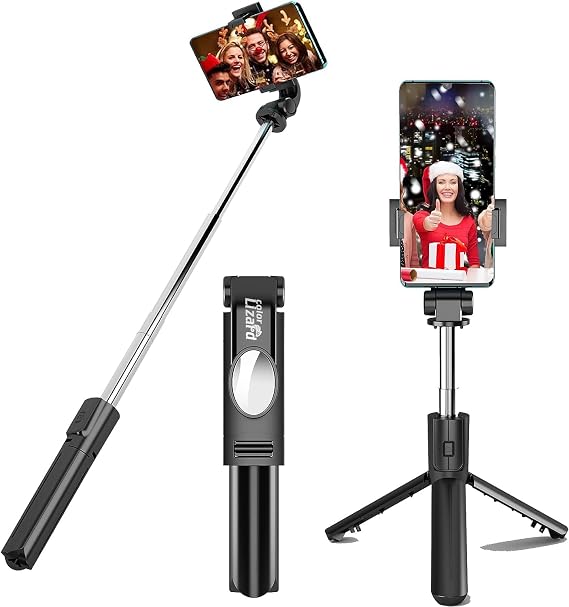 Selfie Stick Tripod with Remote, Bluetooth Phone Tripod,Compatible with iPhone, GoPro, Android Phone