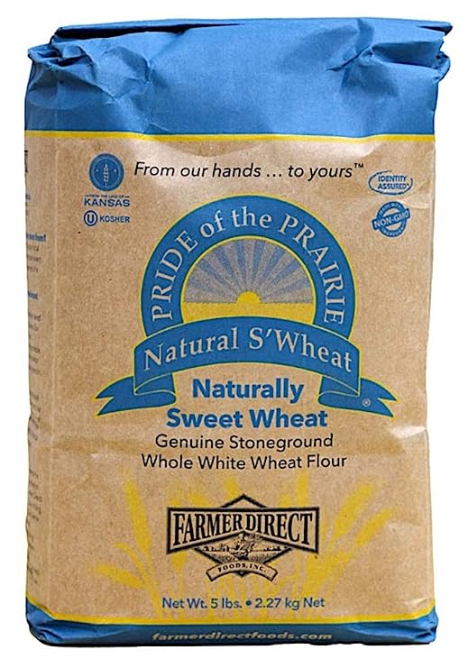 Farmer Direct Foods Flour Whole White Wheat, 5 lb