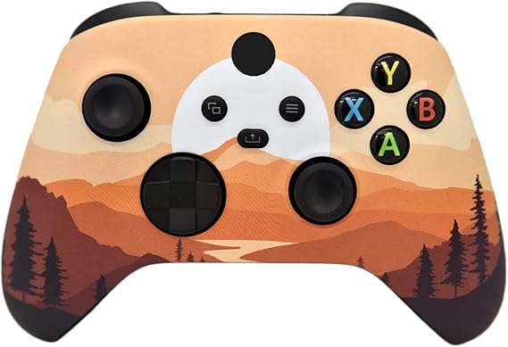 Wireless Custom Controller Compatible with PC, Windows 10+, Series X/S & One (Series X/S Mountain Sunset)