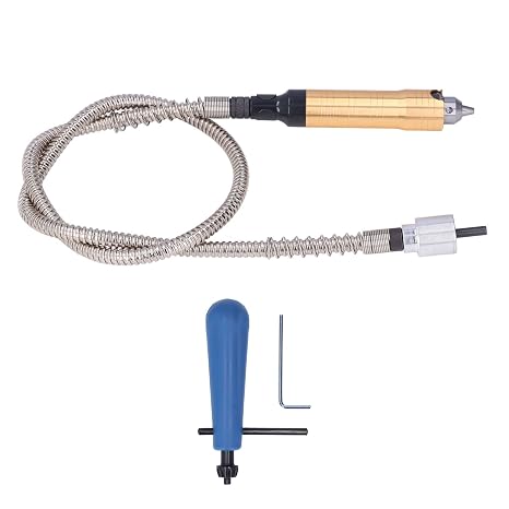 Flex Shaft Extension, Adapter Flexible Attachment for Rotary Tool Flex Chuck Key Flexible Drill Extension Electric Drill Rotary Grinder Tool