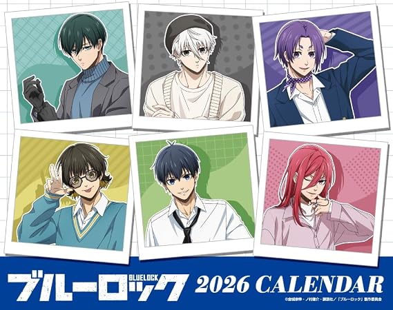 Hagoromo CL26-0037 Blue Lock 2026 Edition Tabletop Calendar