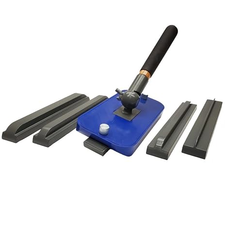 Newborn Backer Rod Insertion Tool - Concrete Joint Backer Rod Depth Setting Tool with Skates from 3/32 to 1" Width | General Construction Use