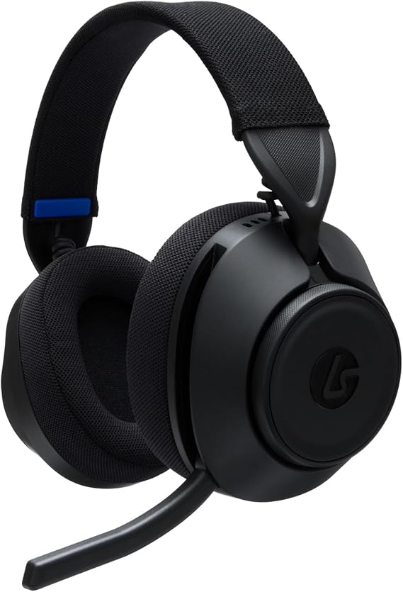PowerA LucidSound LS500P Wireless Gaming Headset for PlayStation - Black, Works with PS5, PS4 and Mobile, Bluetooth Compatible, Designed for Comfort, 50 mm Drivers