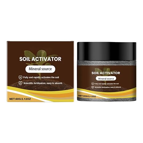 Soil Activator for Vegetables - Soil Conditioner & Softener,Natural Nutrients 60G Fertilizer for Houseplants Bean Fruit Flower Vegetable Evergreen Trees Garden Quick Start Planting