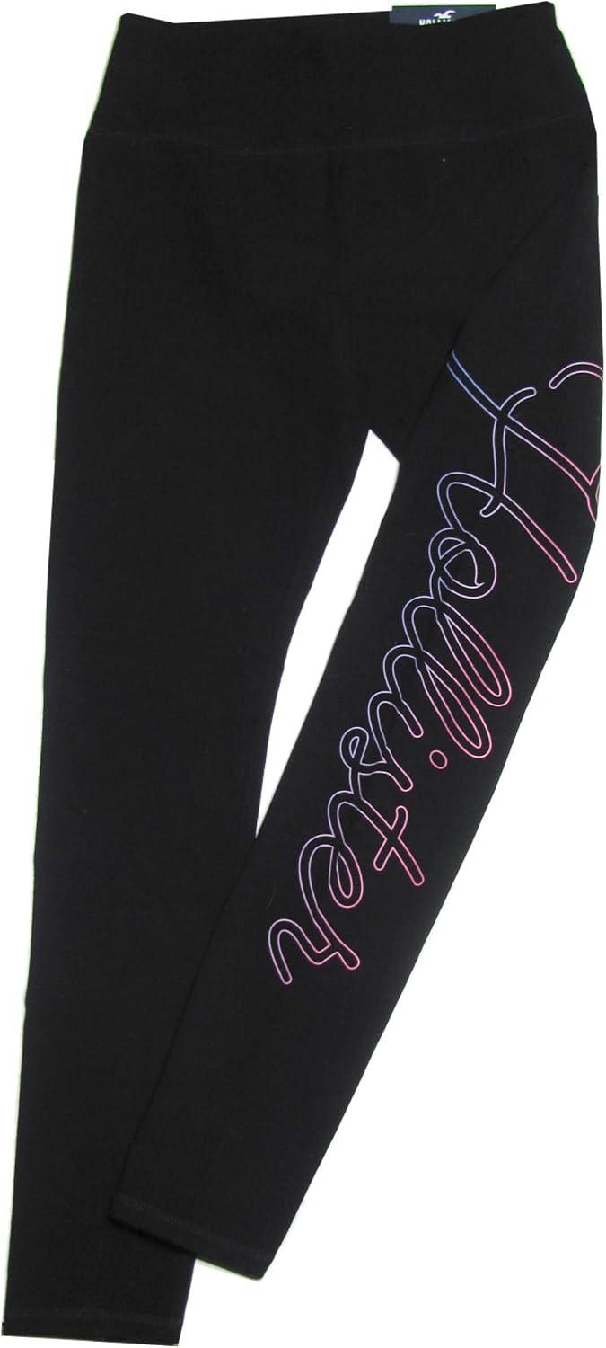Hollister Women's Legging Pants Black Logo, Extra Small