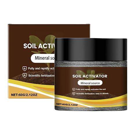 Soil Activator Multifunctional 60g Natural Nutrition | House Plant Fertilizer for Plant Growth Germination, Courtyard Greenery Potted Flowers Vegetable Fruit