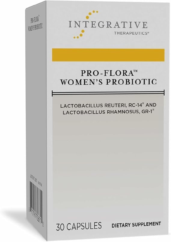 Integrative Therapeutics Pro-Flora Womens Probiotic - Vaginal Health Probiotic*- Supports Urogenital Health in Women* - Convenient Daily Use - 30 Capsules (30 Capsules)