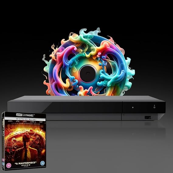 Blu-ray Player Compatible with Sony UBP-X700K MultiRegion Blu-ray Region A, B & C - DVD Regions 1-8 - Bundle Including 0ppen. 4K UHD Disc