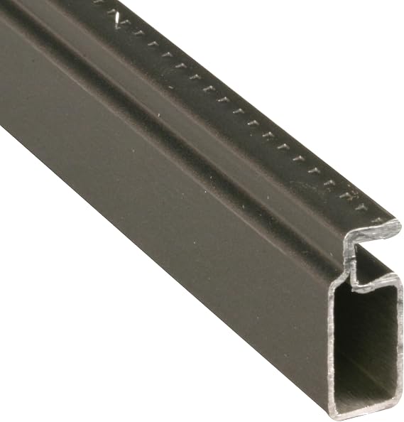 Prime-Line MP14073 Aluminum Screen Frame 5/16 x 3/4 x 72 In. Bronze Finish Build or Repair Window Screens Cut to Size Uses 5/16 x 3/4 In. Screen Frame Corners (20 Pack)