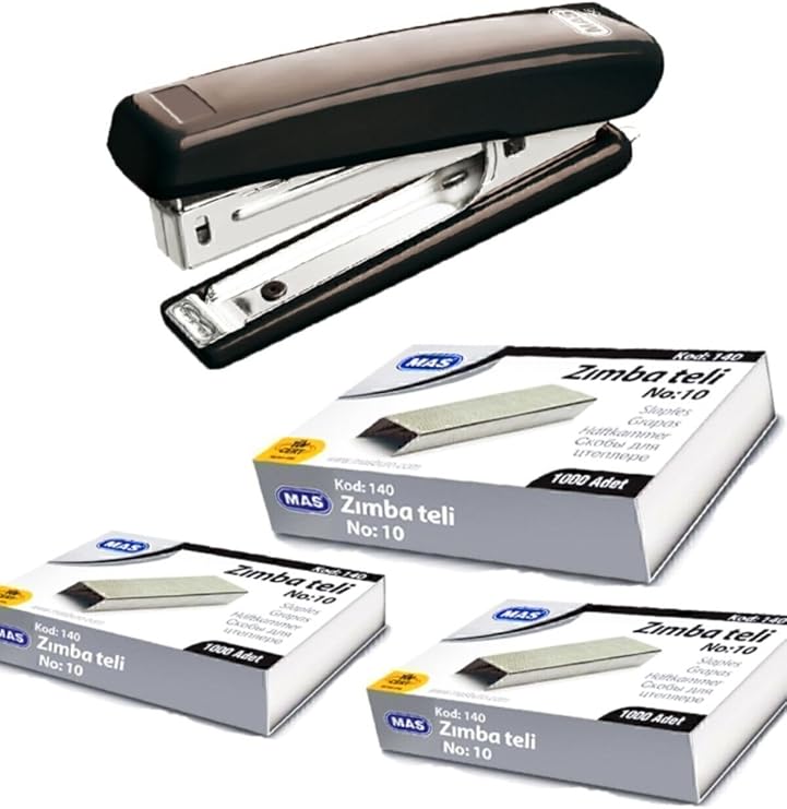 Mas Stapler Machine And 3000 Grains Wire Office Stapler Machine Wire Bend Stainless Advantage Set No-756-7586521469120