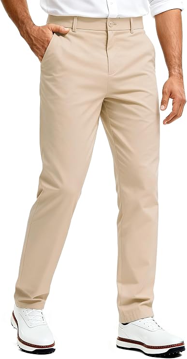 Comdecevis Men's Classic Fit Golf Pants - 30" 32" 34" Inseam