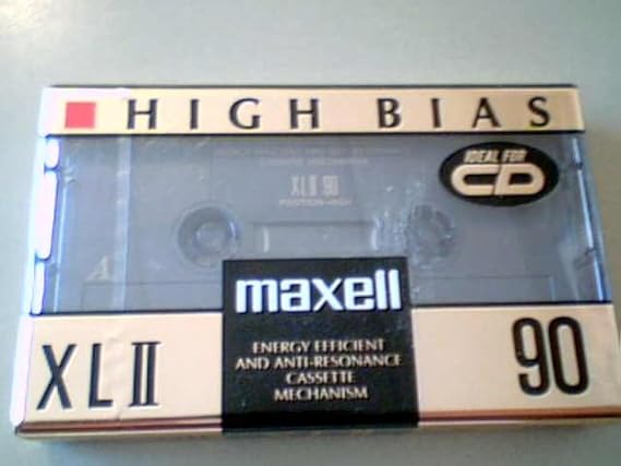 Maxwell XLII90 High Bias one cassette, 90 minutes Recording IEC Type II High