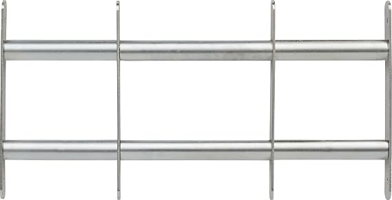 ABUS 73429 FGI5300 500-650 x 300 Window Grills, Silver