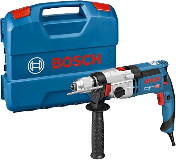 Bosch Professional GSB 24-2 Darbeli Matkap (1.100 W, Mandren Çapı: 1,5-13 mm, Betonda Delme Çapı: 24 mm) [Enerji Sınıfı B]