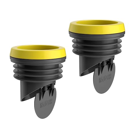 2PCS Toilet Flanges Wax Rings with Prevent Backflow Valve,Toilet Flange Sealing Ring, Odorproof and Leak Proof Silicone Integrated Extended and Thickened Installation.