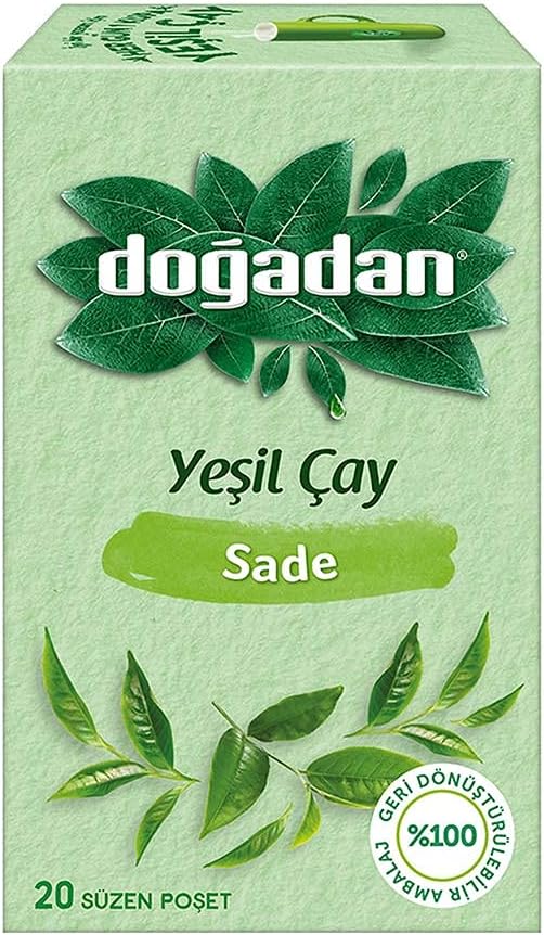 Doğadan Yeşil Çay Sade (20'li)