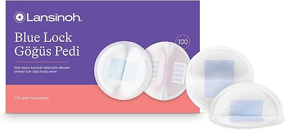 Lansinoh Blue Lock Chest Pad 100 Pieces