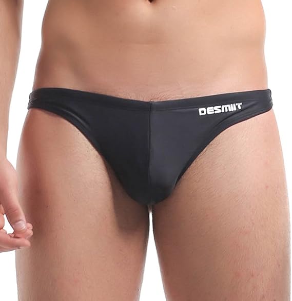 sandbank Men's Sexy Low Rise Mesh Thong Swim Briefs (Asian Tag M Waist:29"-30", Black #1)