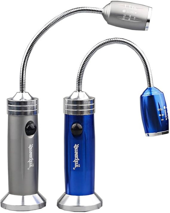 LED Desk Lamp - BANGWEIER S156 XPE LED 300Lm Zoomable Flash Maintenance Work Lamp/Magnet Work Examining Light/Working & Reading Light