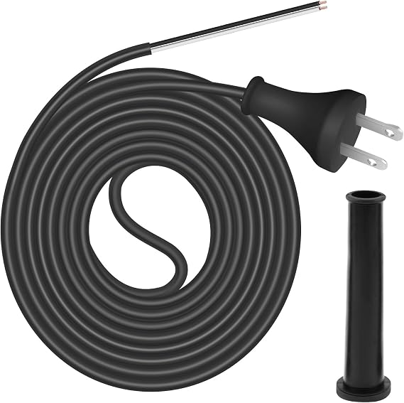 33007298 Power Cord 10FT for DeWalt DW100 DW101 DW120K D26453 DW130 DW236 DW400 etc Drill Shearer Polisher Electric Tools Replacemnt Cord 2 Wire 18 Gauge