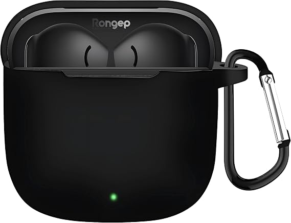 Rongep Huawei FreeBuds SE 3 için Kulaklık Kılıfı Darbelere ve Çizilmeye Karşı Kasa Koruyucu Freebuds SE3 Kılıfı Tam Koruma Sağlayan Extra Kalın Yapılı Taşıma Askılı Freebuds SE 3 Koruma (Siyah)
