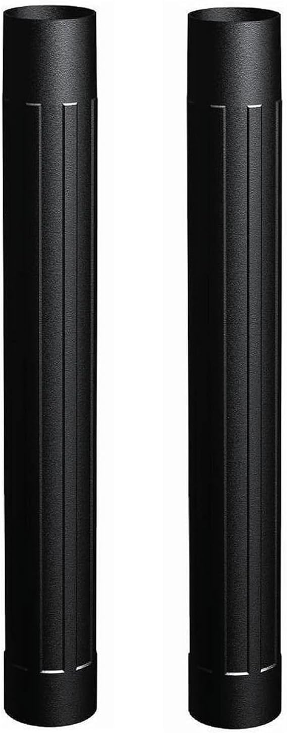 Vacmaster 2 1/2" Extension Wands, 2 Count (1 Pack), V2EW, Black