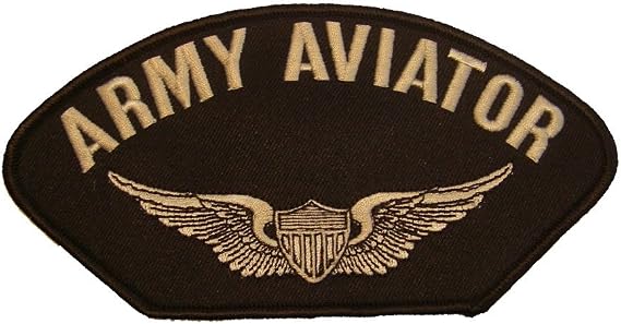ARMY AVIATOR PATCH WITH ARMY PILOT WINGS - Veteran Owned Business