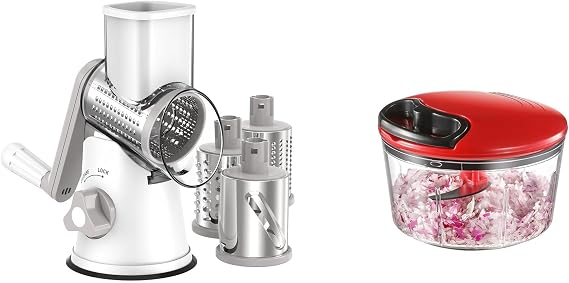 Cheese Grater and Chopper Bundle