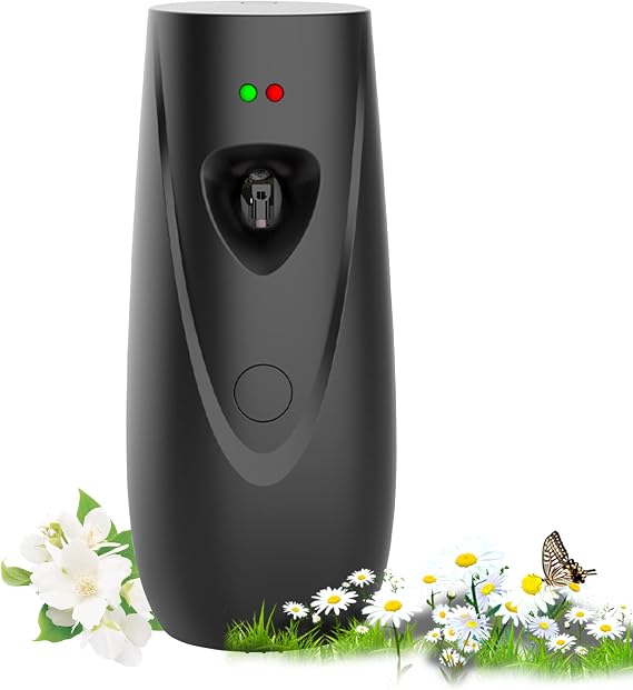 Automatic Air Freshener Spray Dispenser, Black, 1-Pack, 1103