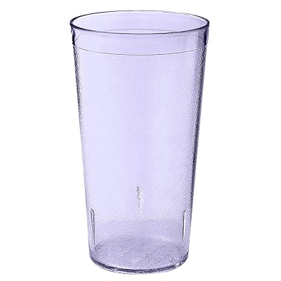 G.E.T. Unbreakable Stackable Restaurant Plastic TumblerCup Set of 12 16 Ounce Blue | For Restaurants and Home, Dishwasher Safe, BPA Free