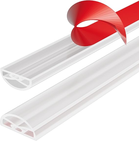 39Inch New Collapsible Shower Threshold Water Dam Barrier,Transparent
