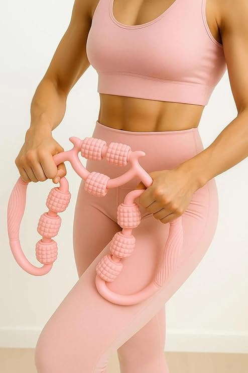 TİNEKE Muscle Relaxer Firming Massager 9 Wheel Adjustable Lymph Drainage Roll Leg Sleeve Cellulite