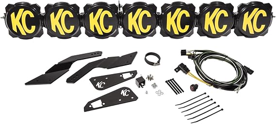 KC Hilites 91334 Gravity LED Pro6 LED Light Bar 45 in. 7 Light System 16100 Lumens 140 Watt 610000 Candela Gravity LED Pro6 LED Light Bar