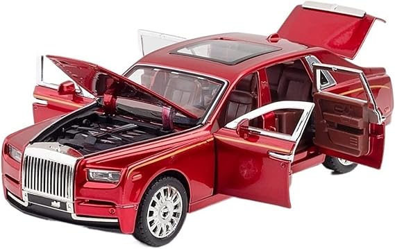 GERRIT Alloy Car Model Diecasting 1:32 for Rolls Royce Phantom(Red)