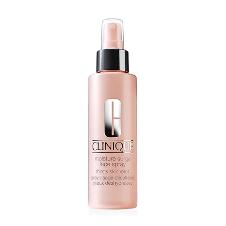 Clinique Moisture Surge Face Spray Thirsty Skin Relief | Hydrating Face Mist for Glowing + Soothed Skin | Preps + Refreshes