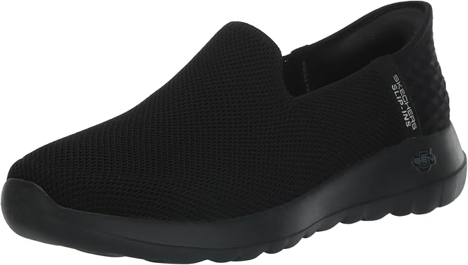 Skechers Women's Slip-Ins: Go Walk Joy Vela Sneaker | Hands Free Slip-Ins, Air-Cooled Memory Foam Insole, Stretch Fit Knit Upper, Machine Washable, Vegan